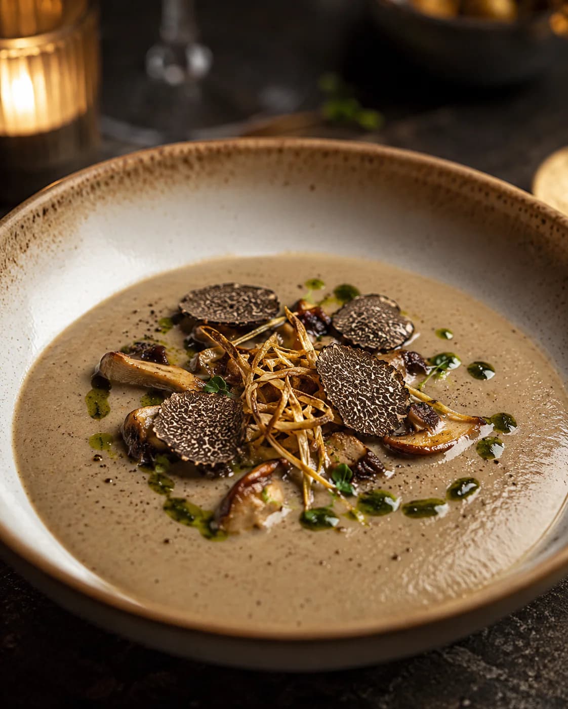 Truffle Mushroom Soup